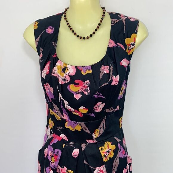 Max and Cleo Dress Max and Cleo Black Pink Floral Sz 6 NWOT - Picture 5 of 8
